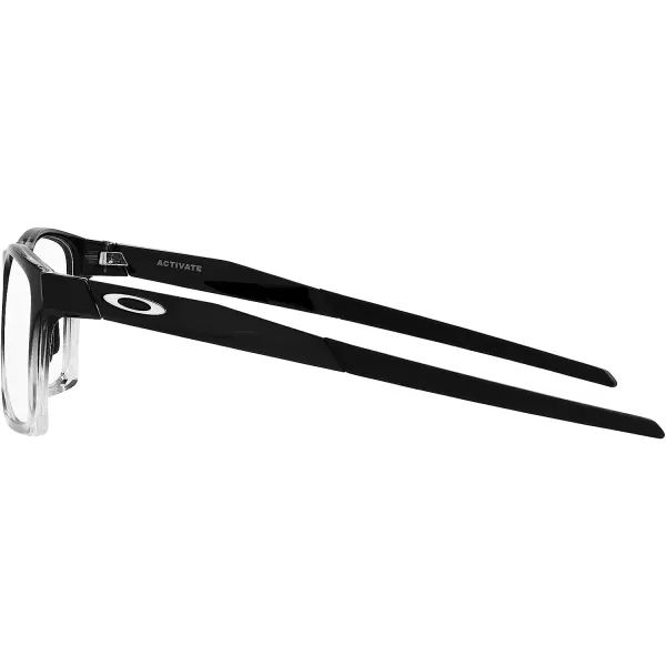 imageOakley Mens Ox8173 Activate Square Prescription Eyewear FramesPolished Black FadeDemo Lens