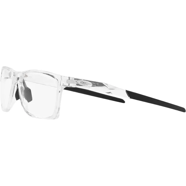 imageOakley Mens Ox8173 Activate Square Prescription Eyewear FramesPolished ClearBlackDemo Lens