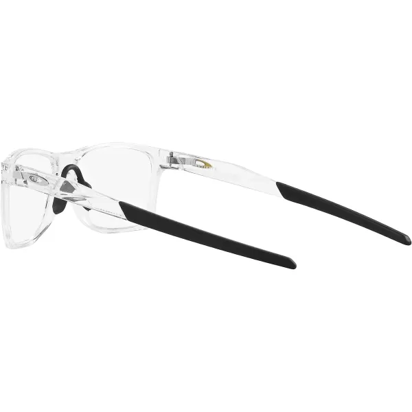 imageOakley Mens Ox8173 Activate Square Prescription Eyewear FramesPolished ClearBlackDemo Lens