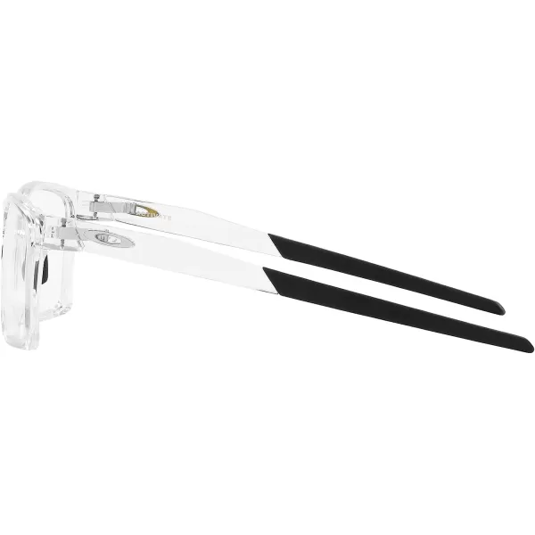 imageOakley Mens Ox8173 Activate Square Prescription Eyewear FramesPolished ClearBlackDemo Lens