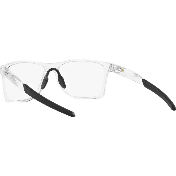 imageOakley Mens Ox8173 Activate Square Prescription Eyewear FramesPolished ClearBlackDemo Lens