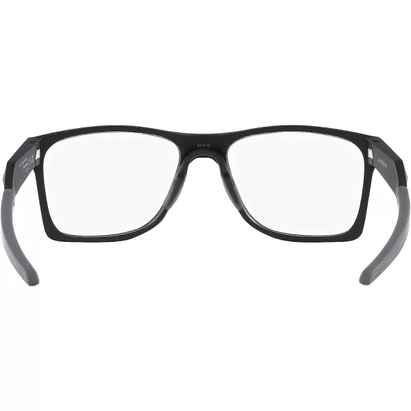 imageOakley Mens Ox8173 Activate Square Prescription Eyewear FramesSatin BlackGreyDemo Lens