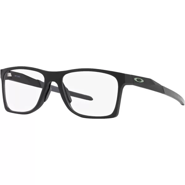 imageOakley Mens Ox8173 Activate Square Prescription Eyewear FramesSatin BlackGreyDemo Lens