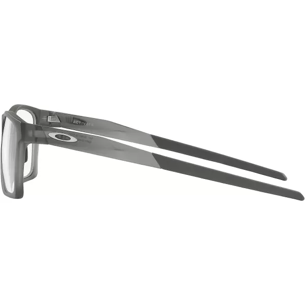 imageOakley Mens Ox8173 Activate Square Prescription Eyewear FramesSatin Grey SmokeDemo Lens