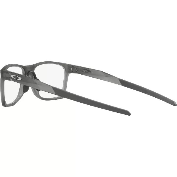 imageOakley Mens Ox8173 Activate Square Prescription Eyewear FramesSatin Grey SmokeDemo Lens