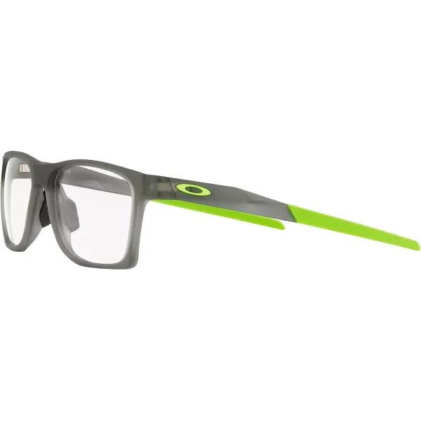 imageOakley Mens Ox8173 Activate Square Prescription Eyewear FramesSatin Grey SmokeYellowDemo Lens