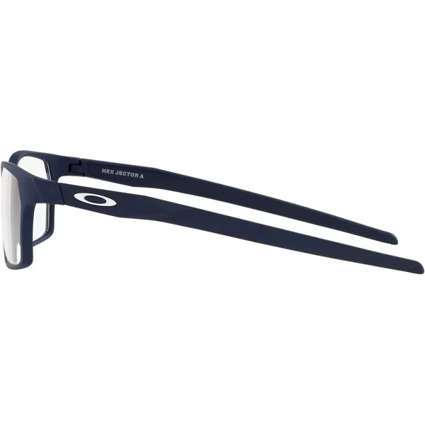 imageOakley Mens Ox8174f Hex Jector Low Bridge Fit Rectangular Prescription Eyewear FramesSatin Black CamoDemo Lens