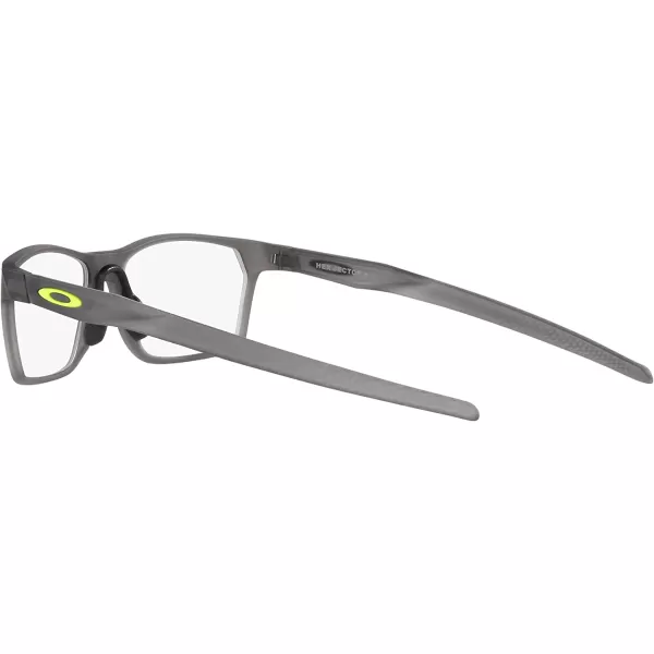 imageOakley Mens Ox8174f Hex Jector Low Bridge Fit Rectangular Prescription Eyewear FramesSatin Grey SmokeDemo Lens