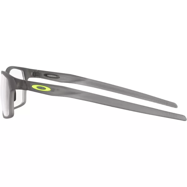 imageOakley Mens Ox8174f Hex Jector Low Bridge Fit Rectangular Prescription Eyewear FramesSatin Grey SmokeDemo Lens