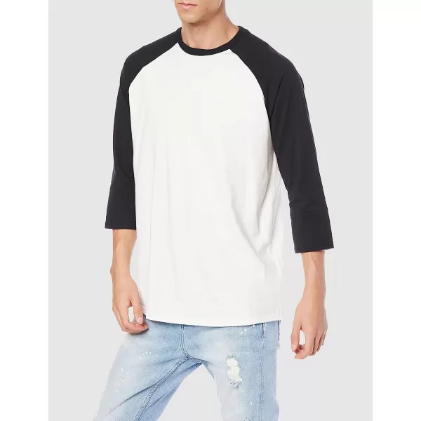 imageOakley Mens Relax Raglan 34 TeeOff WhiteBlack