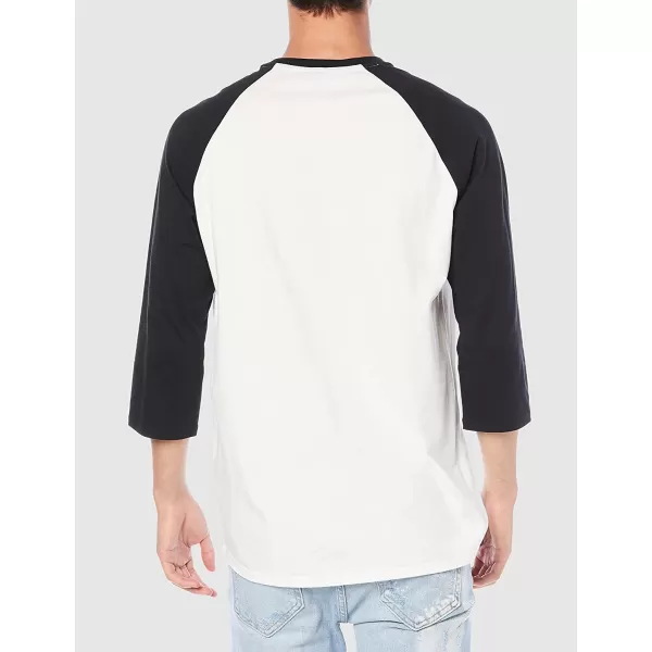 imageOakley Mens Relax Raglan 34 TeeOff WhiteBlack