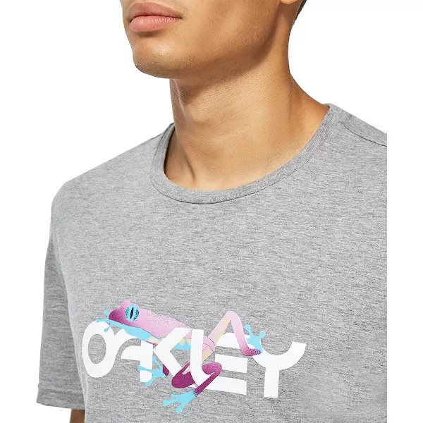 imageOakley Mens Retro Frog B1b TeeNew Granite Heather