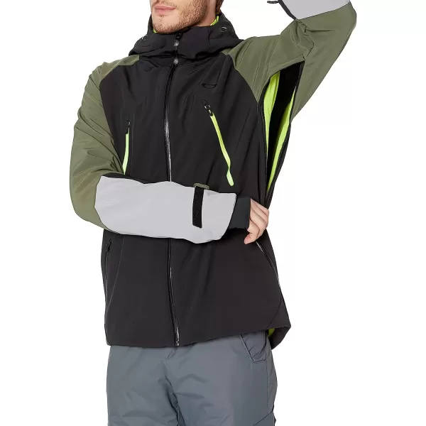imageOakley Mens Silver Fox Soft Shell 3l 10k JKTBlackout
