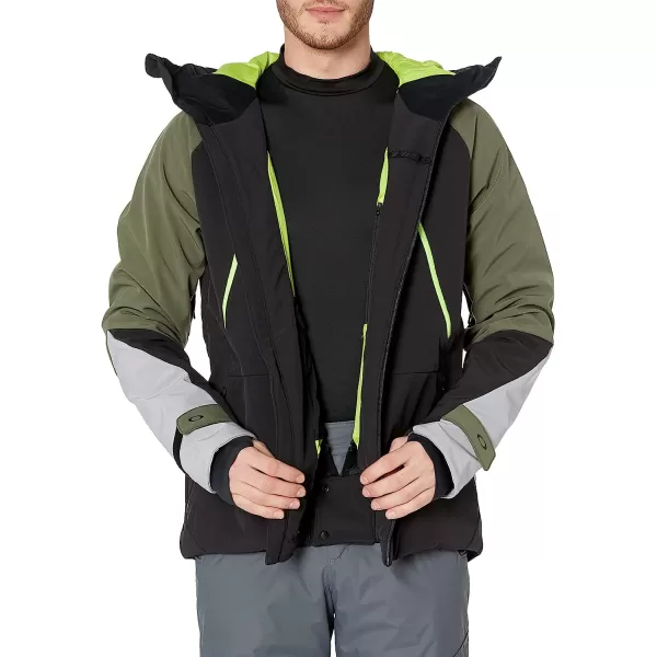 imageOakley Mens Silver Fox Soft Shell 3l 10k JKTBlackout