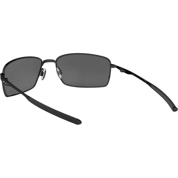 imageOakley Mens Square Wire Sunglasses OO4075 MetalPolished BlackPrizm Black Prizm Black