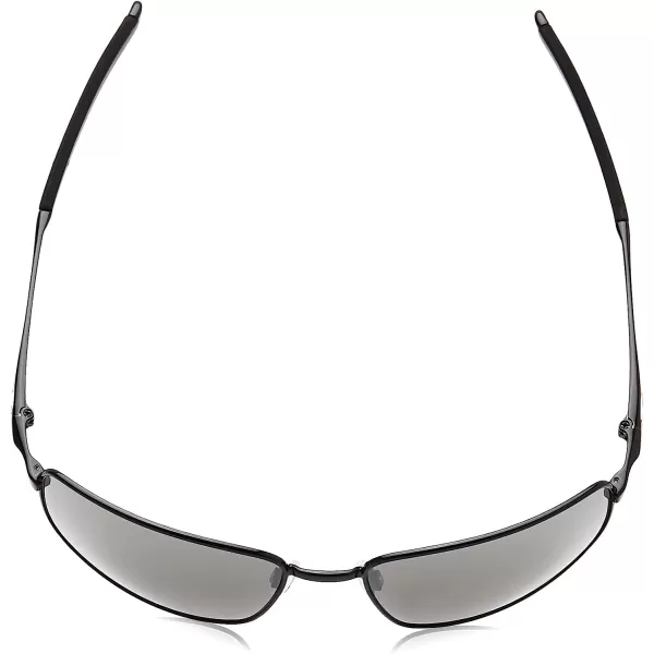 imageOakley Mens Square Wire Sunglasses OO4075 MetalPolished BlackPrizm Black Prizm Black