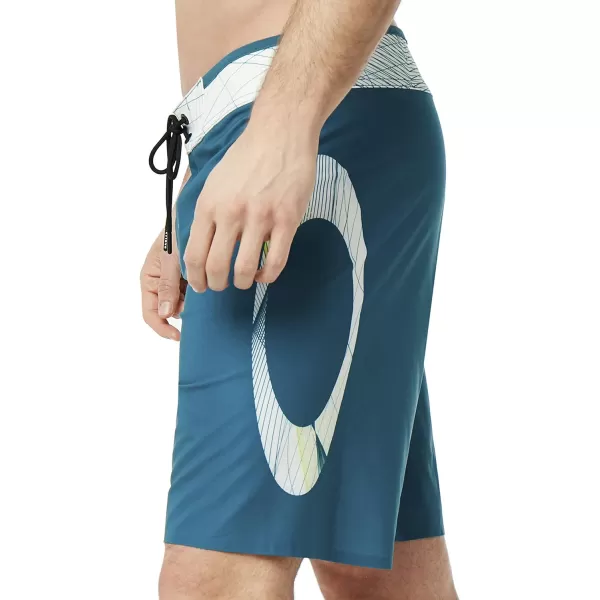 imageOakley Mens Standard Geo Ellipse 18 Inc BoardshortPetrol