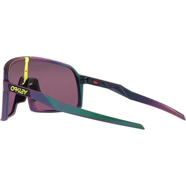imageOakley Mens Sutro Rectangular SunglassesGreen Purple ShiftPrizm Road Black