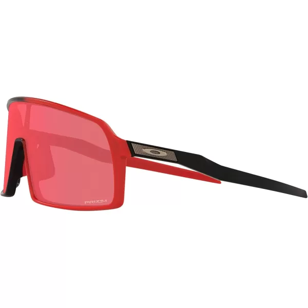 imageOakley Mens Sutro Rectangular SunglassesMatte Black RedlinePrizm Trail Torch