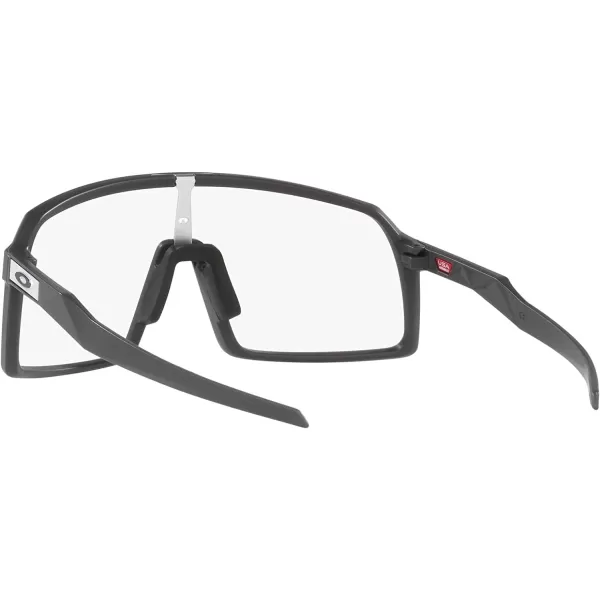 imageOakley Mens Sutro Rectangular SunglassesMatte CarbonClear to Black Photochromic