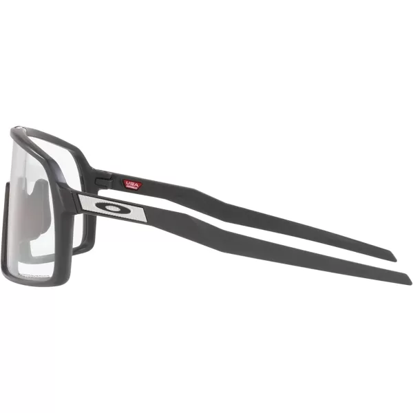 imageOakley Mens Sutro Rectangular SunglassesMatte CarbonClear to Black Photochromic