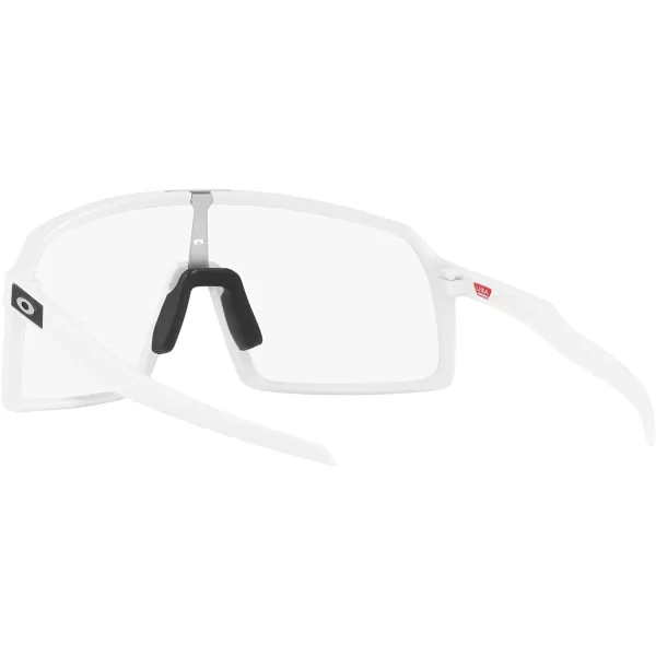 imageOakley Mens Sutro Rectangular SunglassesMatte WhiteClear to Black Photochromic