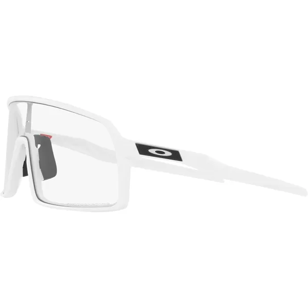 imageOakley Mens Sutro Rectangular SunglassesMatte WhiteClear to Black Photochromic