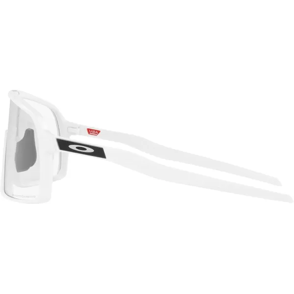 imageOakley Mens Sutro Rectangular SunglassesMatte WhiteClear to Black Photochromic