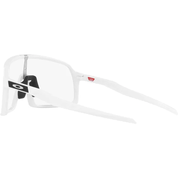 imageOakley Mens Sutro Rectangular SunglassesMatte WhiteClear to Black Photochromic