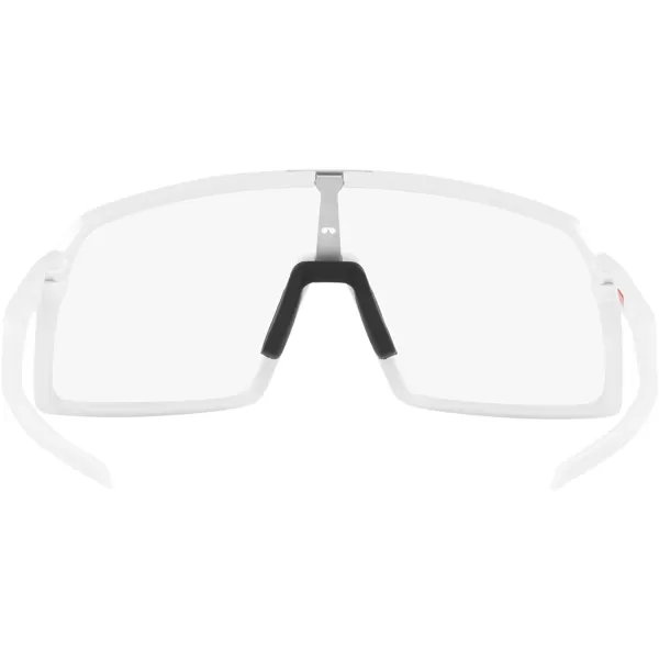 imageOakley Mens Sutro Rectangular SunglassesMatte WhiteClear to Black Photochromic