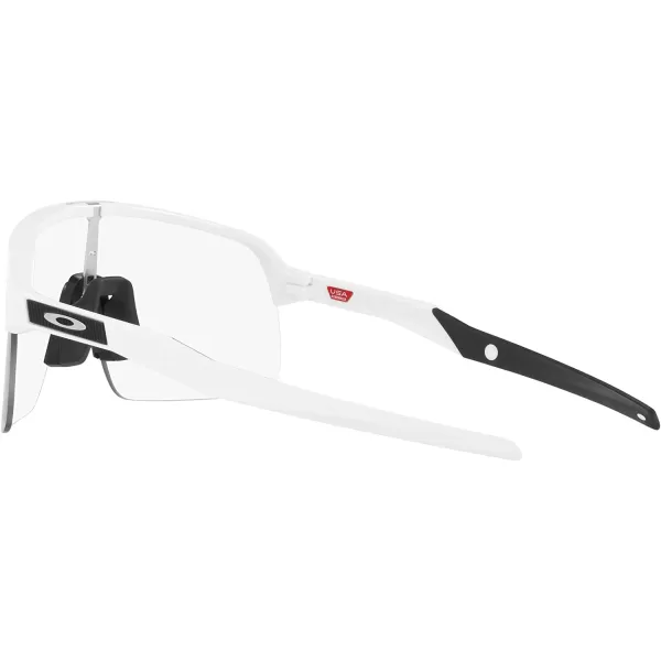 imageOakley Mens Sutro Rectangular SunglassesMatte WhiteClear to Black Photochromic