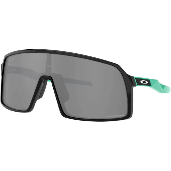 imageOakley Mens Sutro Rectangular SunglassesPolished Black on TealPrizm Black