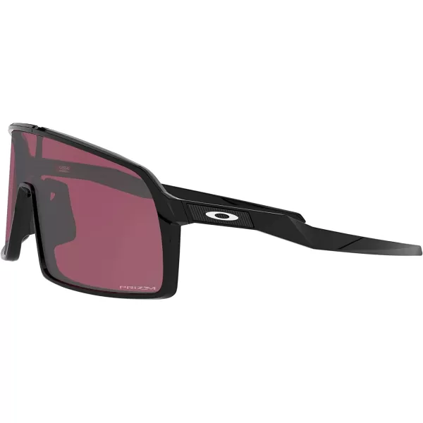 imageOakley Mens Sutro Rectangular SunglassesPolished BlackPrizm Snow Black Iridium
