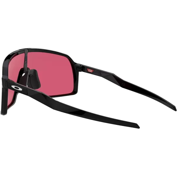 imageOakley Mens Sutro Rectangular SunglassesPolished BlackPrizm Snow Torch Iridium