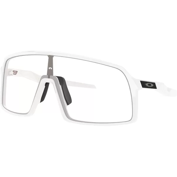 imageOakley Mens Sutro Rectangular SunglassesPolished WhiteClear