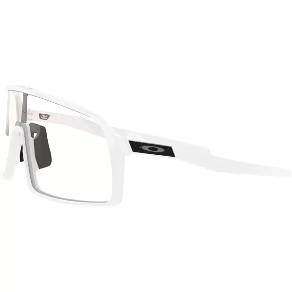 imageOakley Mens Sutro Rectangular SunglassesPolished WhiteClear