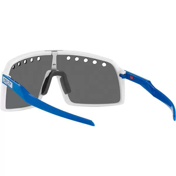 imageOakley Mens Sutro Rectangular SunglassesPolished WhitePrizm Black