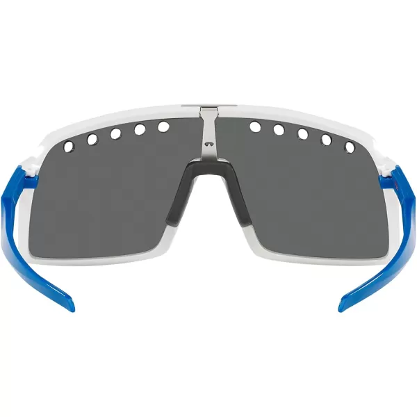 imageOakley Mens Sutro Rectangular SunglassesPolished WhitePrizm Black