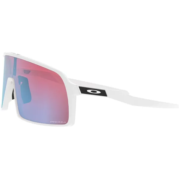 imageOakley Mens Sutro Rectangular SunglassesPolished WhitePrizm Snow Sapphire Iridium