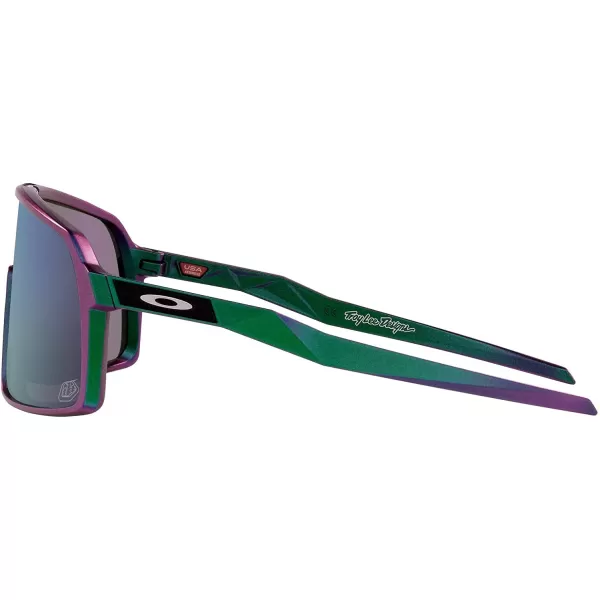 imageOakley Mens Sutro Rectangular SunglassesTroy Lee Designs Matte Purple Green ShiftPrizm Jade