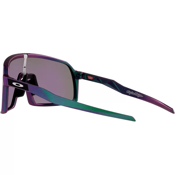 imageOakley Mens Sutro Rectangular SunglassesTroy Lee Designs Matte Purple Green ShiftPrizm Jade