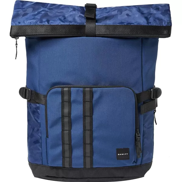 imageOakley Mens Utility Rolled Up Backpack Dark Blue Reflective One SizeOne Size Dark Blue