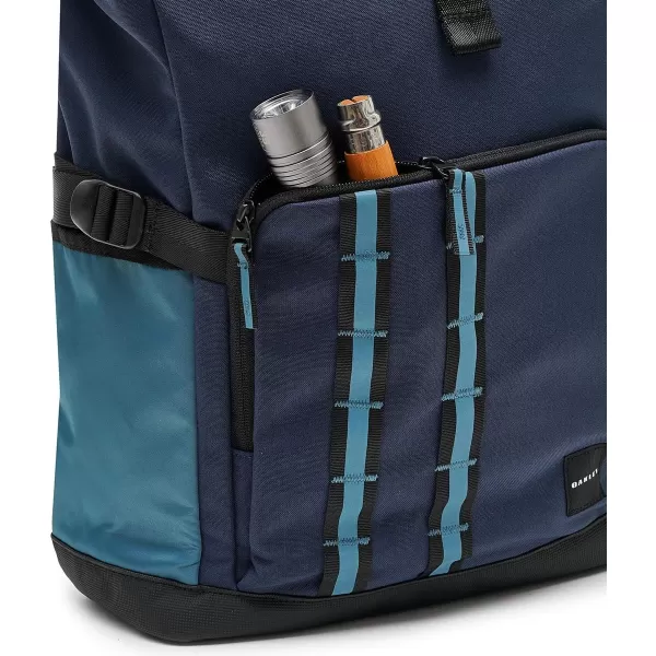 imageOakley Mens Utility Rolled Up Backpack Dark Blue Reflective One SizeOne Size Foggy Blue