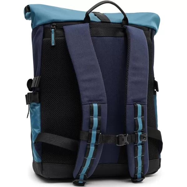 imageOakley Mens Utility Rolled Up Backpack Dark Blue Reflective One SizeOne Size Foggy Blue