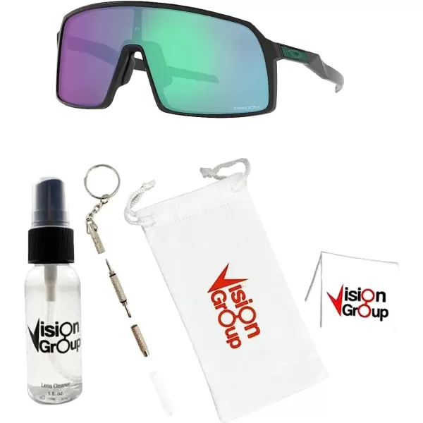 imageOakley OO9406 Sutro Sunglasses Vision Group Accessories BundleMatte Black Prizm Road Jade 940652