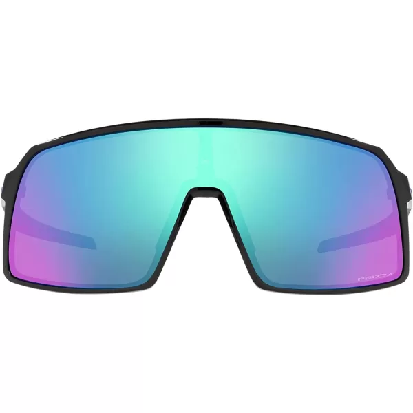 imageOakley OO9406 Sutro Sunglasses Vision Group Accessories BundlePolished Black Prizm Sapphire 940690
