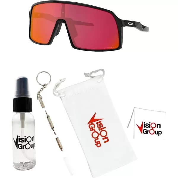 imageOakley OO9406 Sutro Sunglasses Vision Group Accessories BundlePolished Black Prizm Snow Torch Iridium 940623