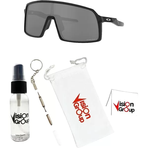 imageOakley OO9406 Sutro Sunglasses Vision Group Accessories BundlePolished BlackPrizm Black 940601
