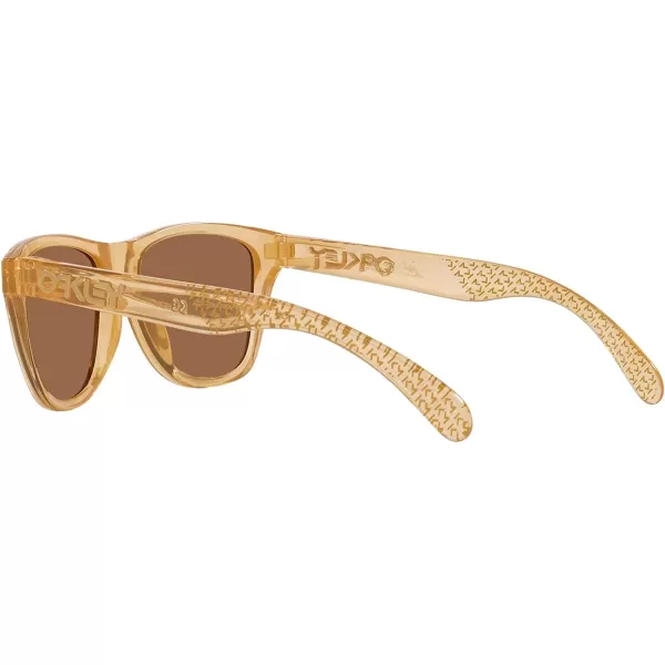 imageOakley Oj9009 Frogskins XXS Square SunglassesKm Light CurryPrizm Tungsten