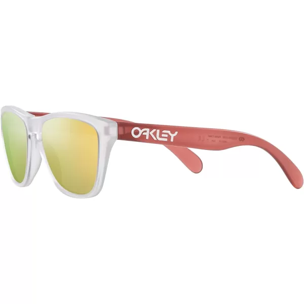 imageOakley Oj9009 Frogskins XXS Square SunglassesMatte ClearPrizm Rose Gold